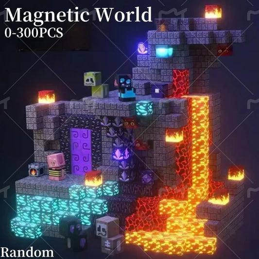 Magnetic Blocks Minecraft Galaxy Set