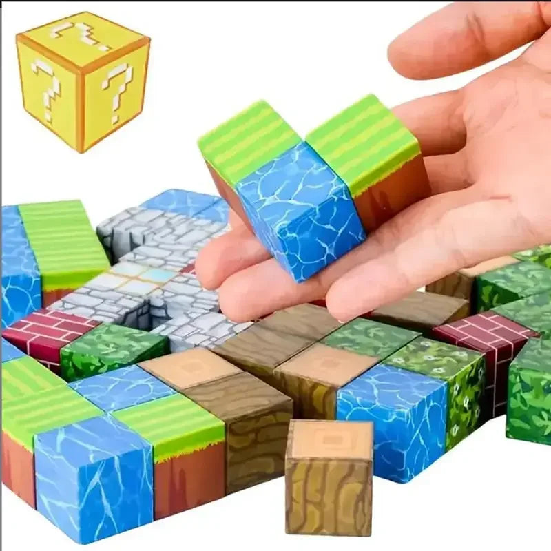 Magnetic Blocks Minecraft Galaxy Set